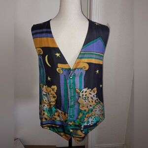 Dunford Wood Hand Painted Silk Vest